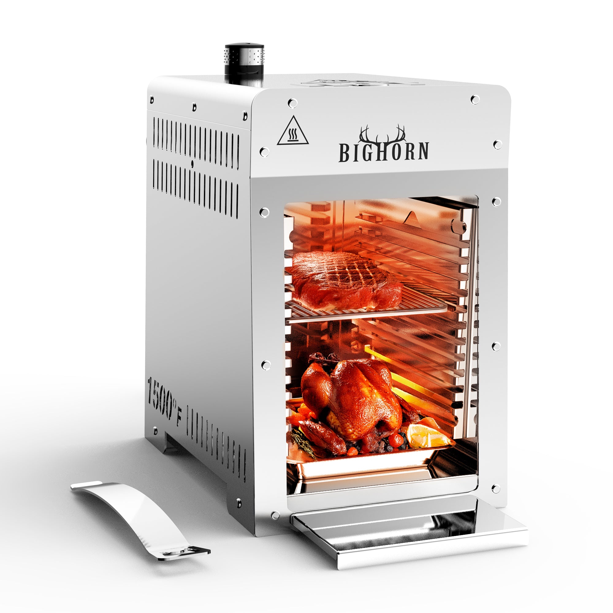 1500℉ portable infrared steak grill with pizza stone, stainless steel 16 inch 1500℉ portable infrared steak grill with pizza stone, stainless steel 16 inch