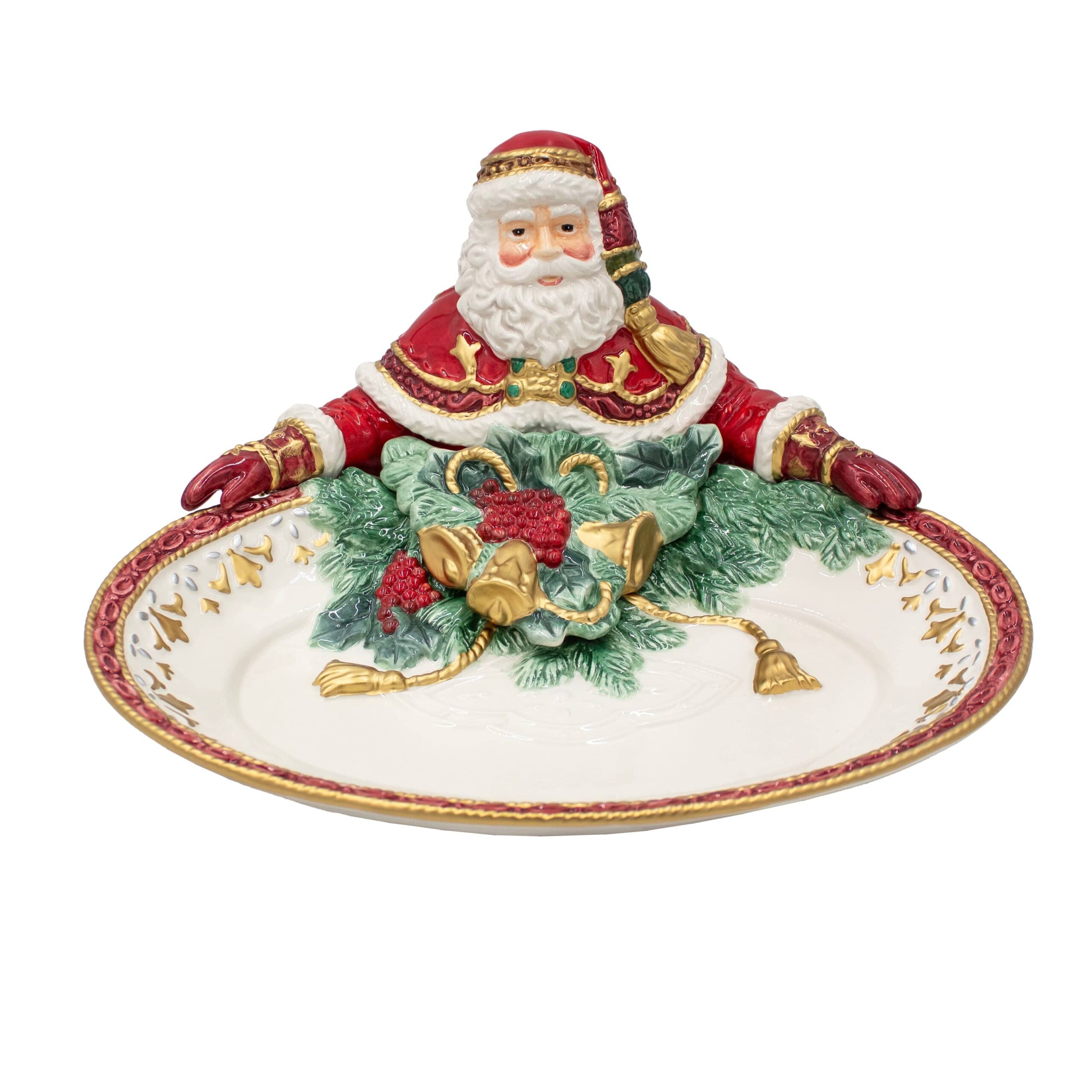 noel holiday santa serving bowl noel holiday santa serving bowl