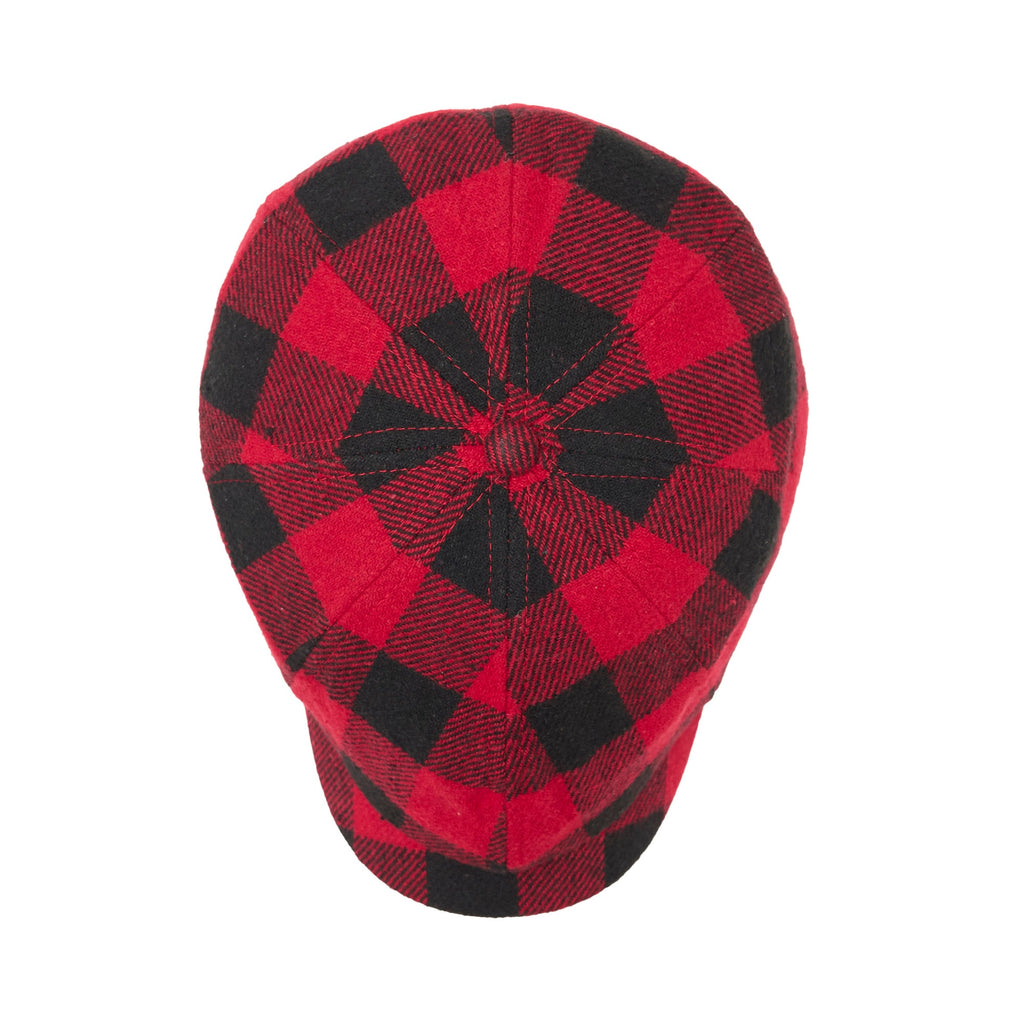 the buffalo insulated baker boy red and black plaid the buffalo insulated baker boy red and black plaid