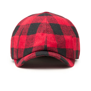the buffalo insulated baker boy red and black plaid the buffalo insulated baker boy red and black plaid