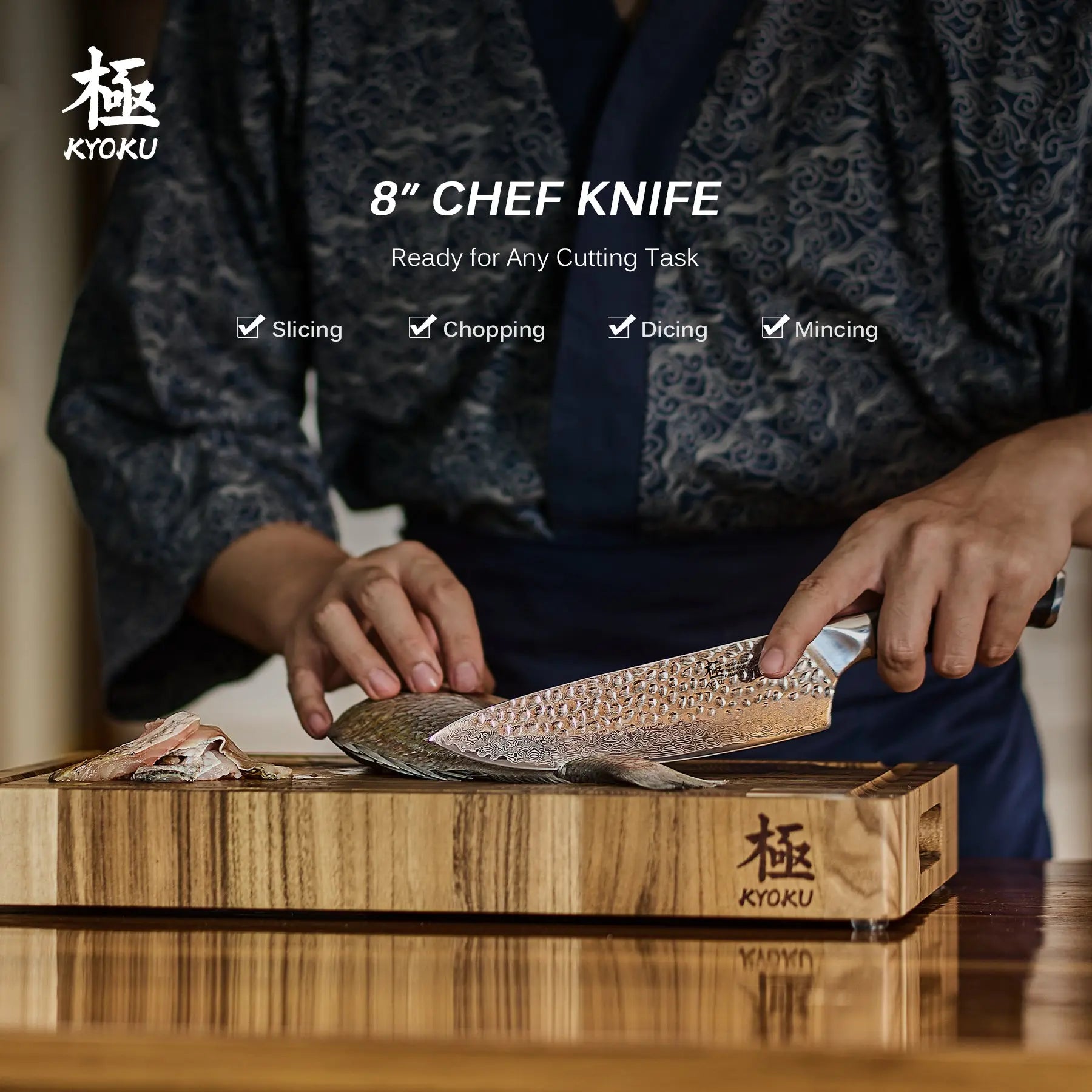 8" gyuto chef knife vg10 damascus steel | shogun series 8" gyuto chef knife vg10 damascus steel | shogun series