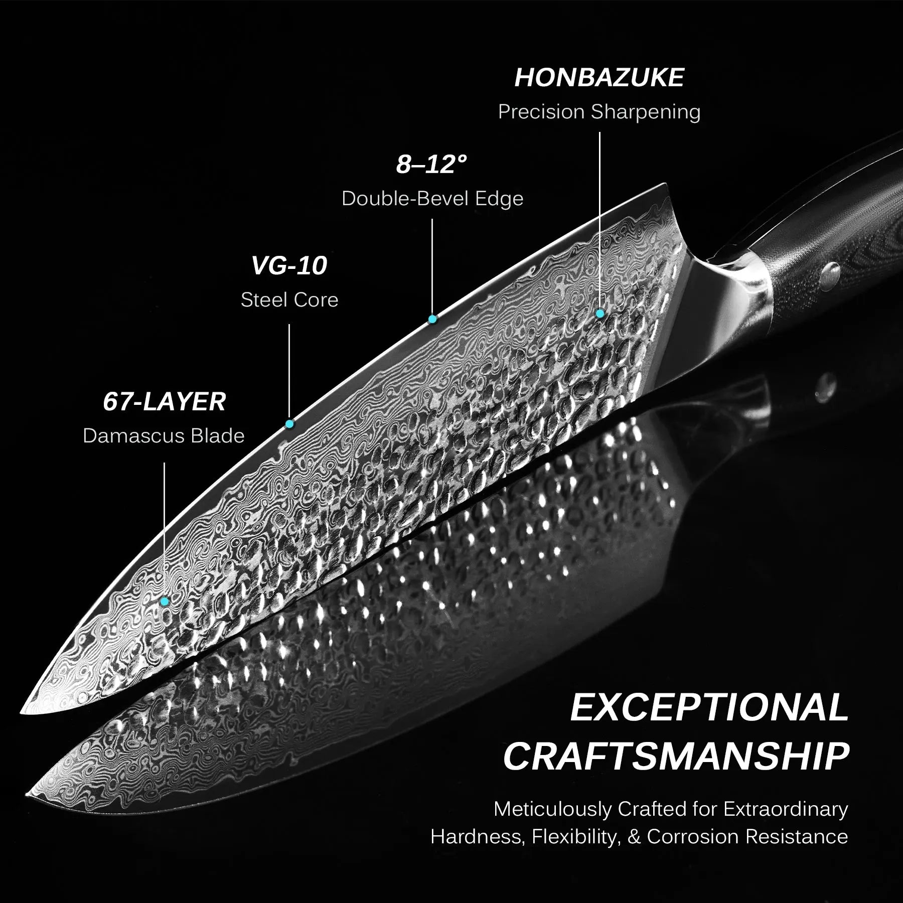 8" gyuto chef knife vg10 damascus steel | shogun series 8" gyuto chef knife vg10 damascus steel | shogun series