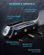 12" Brisket Slicing Knife VG10 with Silver-ion Coating | Gin Series - Image 4