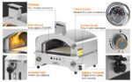 13" Gas Pizza Oven, Sliver - Image 2