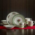 Winter Holiday 16 Piece Dinnerware Set, Service for 4