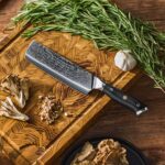 7" Nakiri Knife VG-10 Damascus Steel | Shogun Series - Image 4