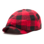 The Buffalo Insulated Baker Boy - Red and Black Plaid - Image 9