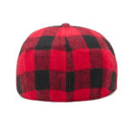 The Buffalo Insulated Baker Boy - Red and Black Plaid - Image 7