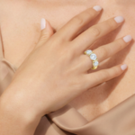 The Fulton Three Stone Ring - Image 4