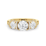 The Fulton Three Stone Ring