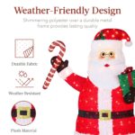 Lighted Pop-Up Santa Claus Outdoor Christmas Decoration w/ LED Lights - Image 3
