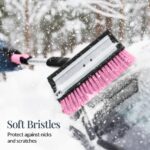 39" Extendable Snow Brush with Squeegee and Ice Scraper - Image 5
