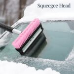 39" Extendable Snow Brush with Squeegee and Ice Scraper - Image 4