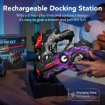 Set of 4 Rechargeable Laser Tag Blasters w/ Docking Station, No Vests Needed - Image 8