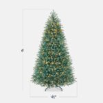 Pre-Lit Premium Artificial Nordic Fir Christmas Tree w/ 2-in-1 Twinkle LEDs - Image 6