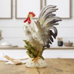 Sicily Blue Rooster Figurine, 20.5 IN - Image 4
